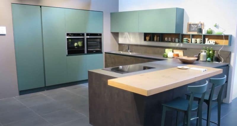 cocina en forma de u