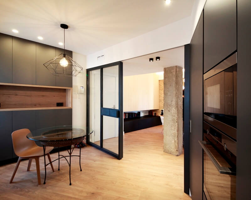 cerramiento cristal cocina